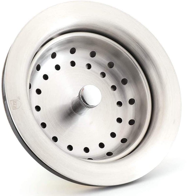 KONE 3-1/2 Inch Kitchen Sink Drain Assembly with Strainer Basket/Drain Stopper, All Stainless Steel Sink Drain Kit Durable and Rustproof - Image 3